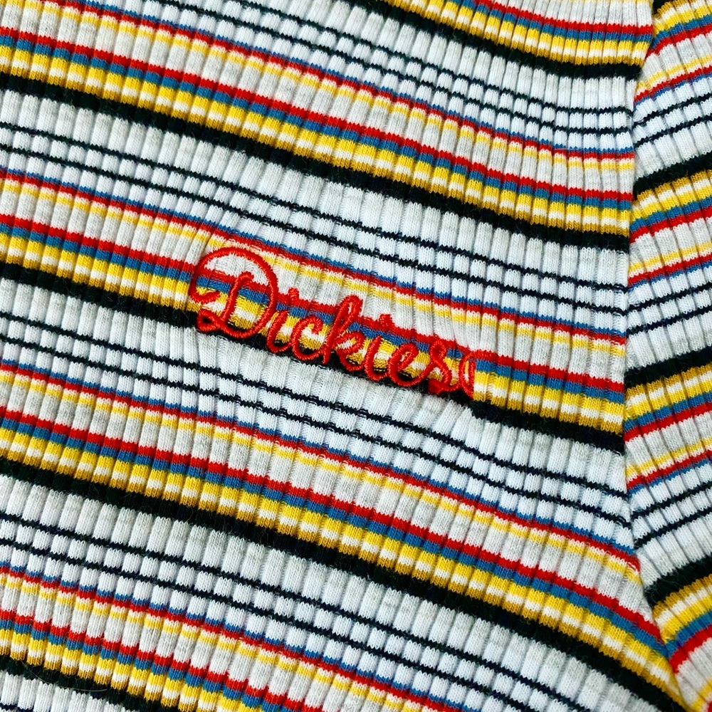 Dickies striped crop top
